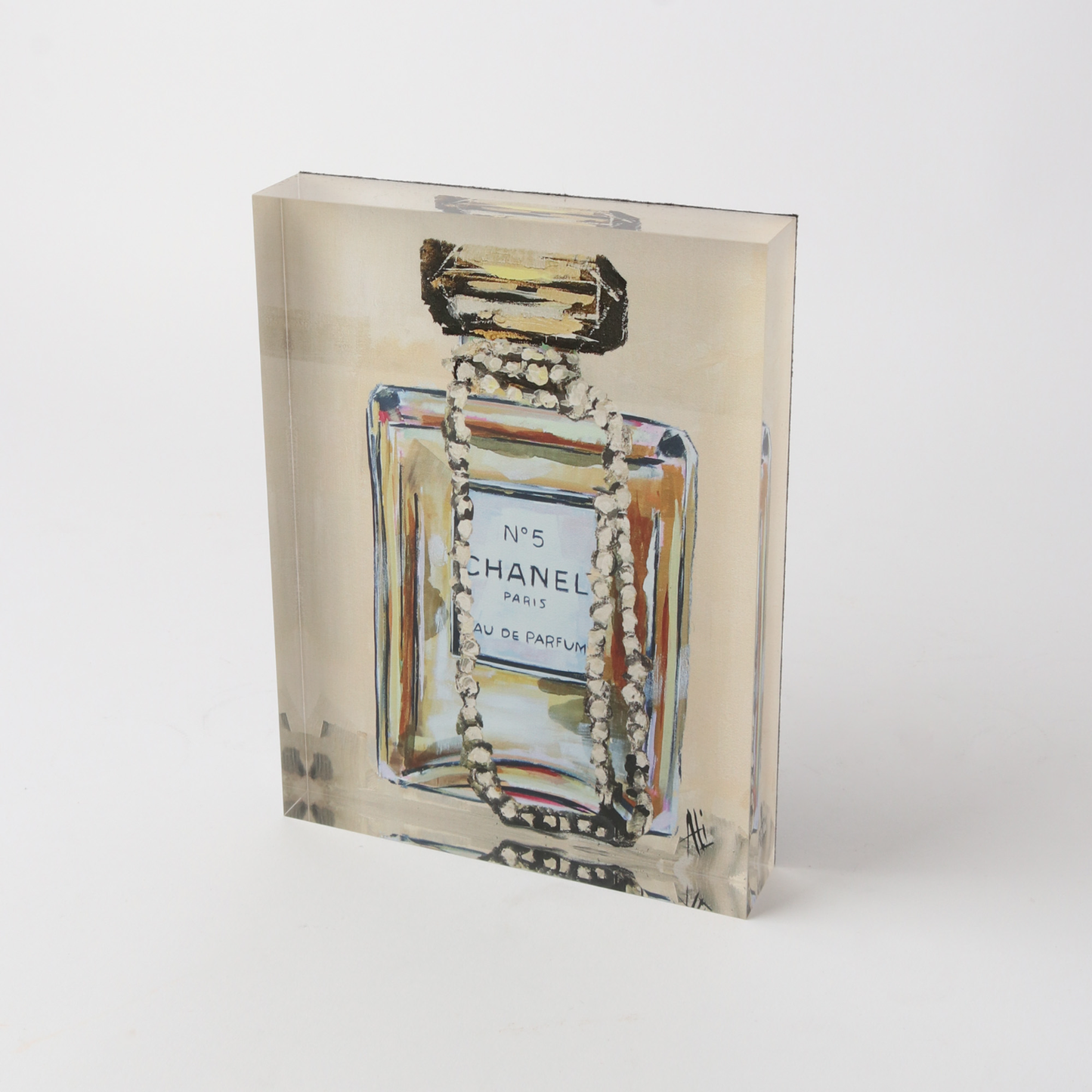 Le Forge Art Acrylic Block - No5/Pearls