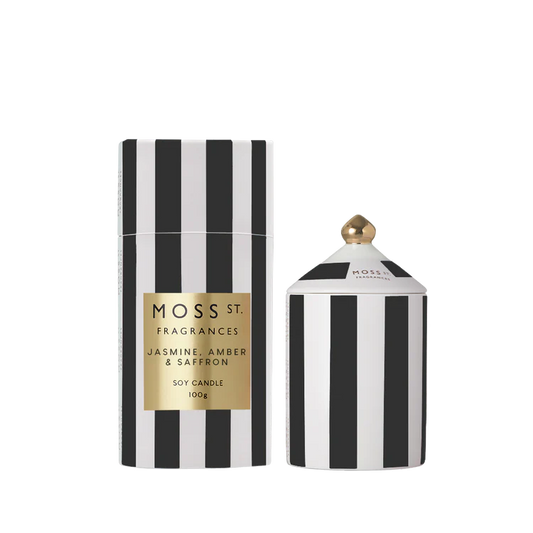 Moss St. Ceramic Candle 100g - Jasmine Amber & Saffron