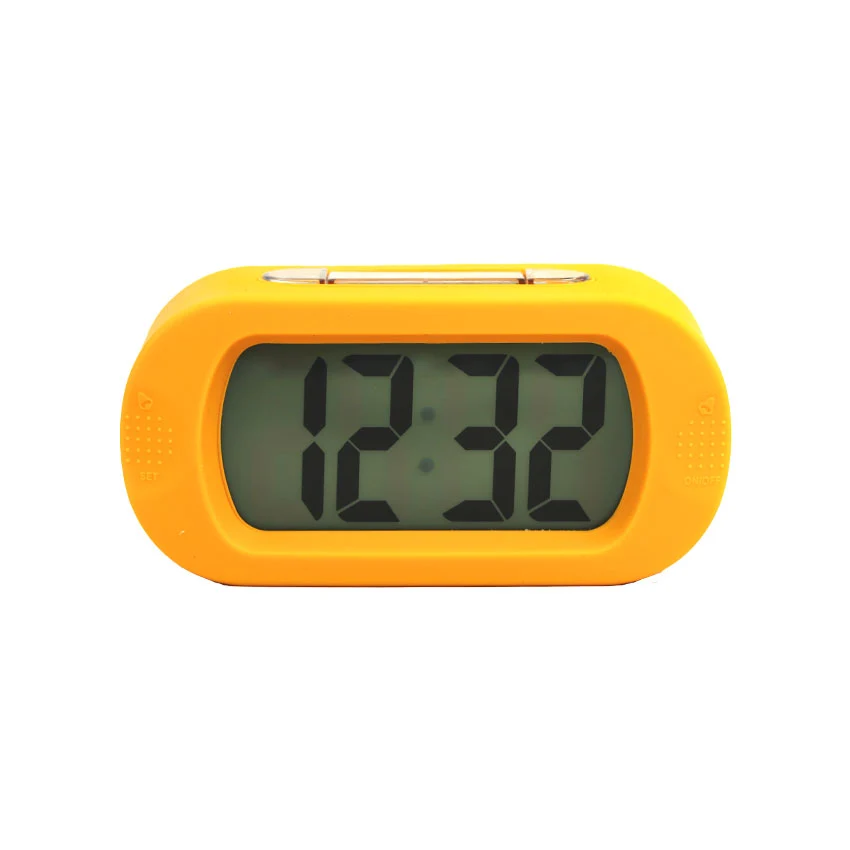 Olympic Digital Silicone Alarm Clock - Yellow