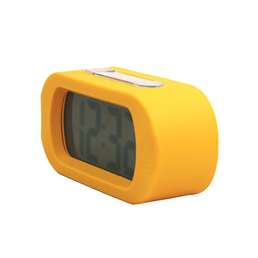 Olympic Digital Silicone Alarm Clock - Yellow