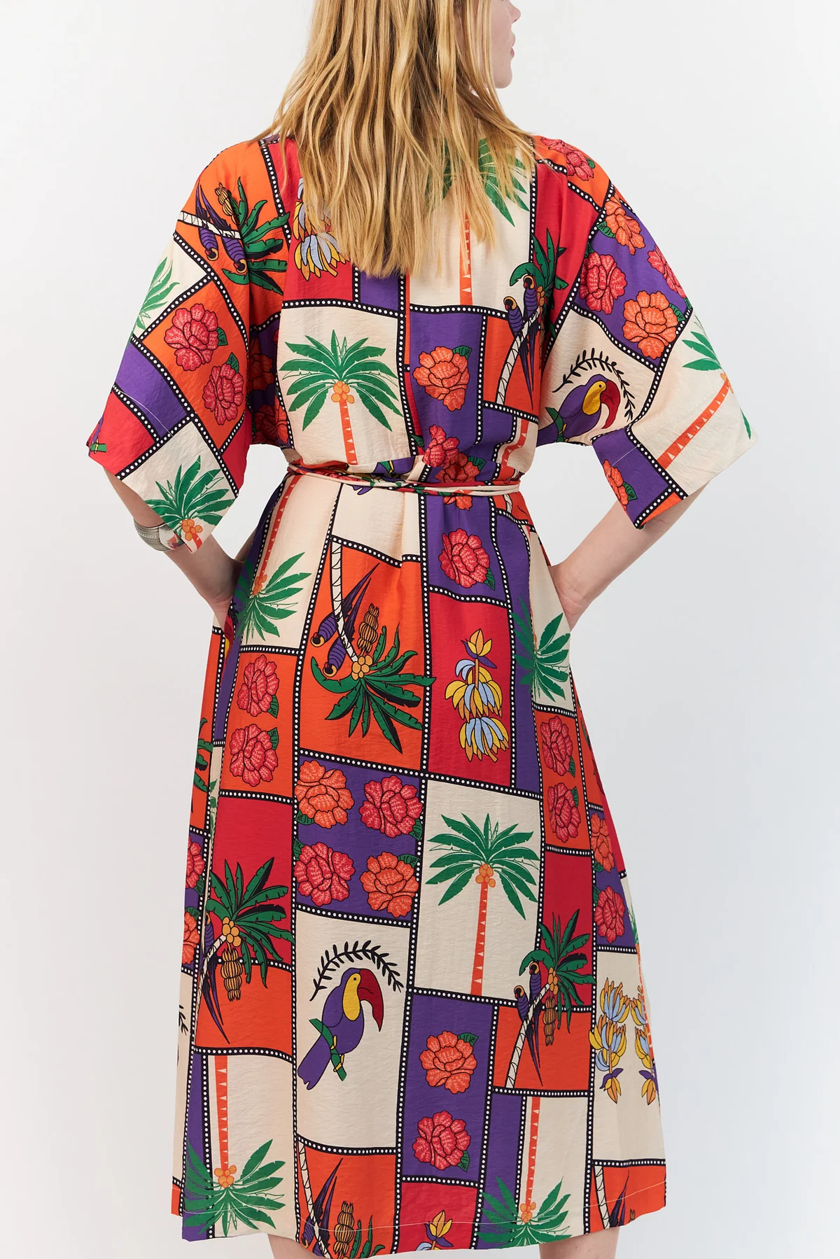 Lollys Laundry Jemima Maxi Dress 3/4 - Multi
