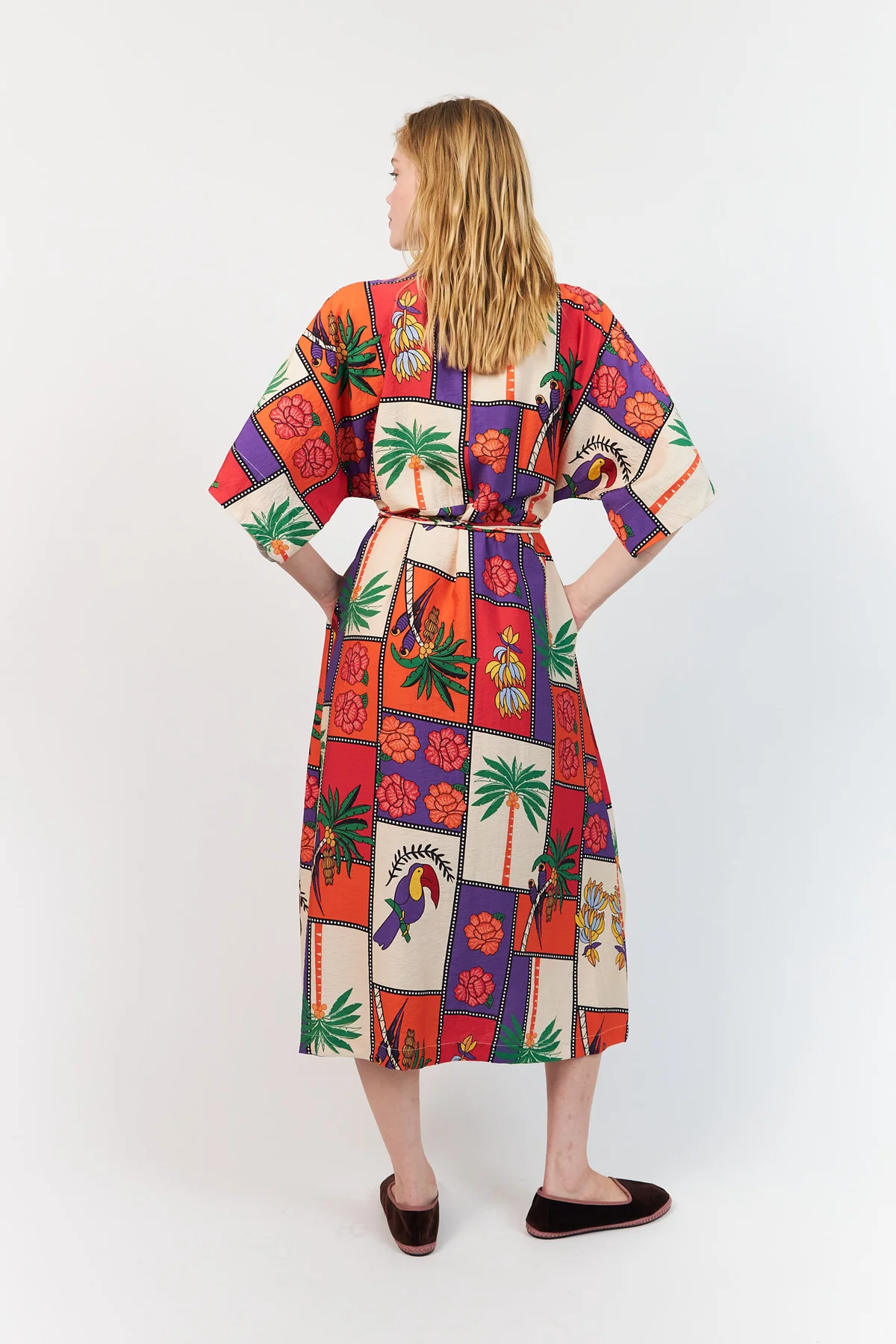 Lollys Laundry Jemima Maxi Dress 3/4 - Multi