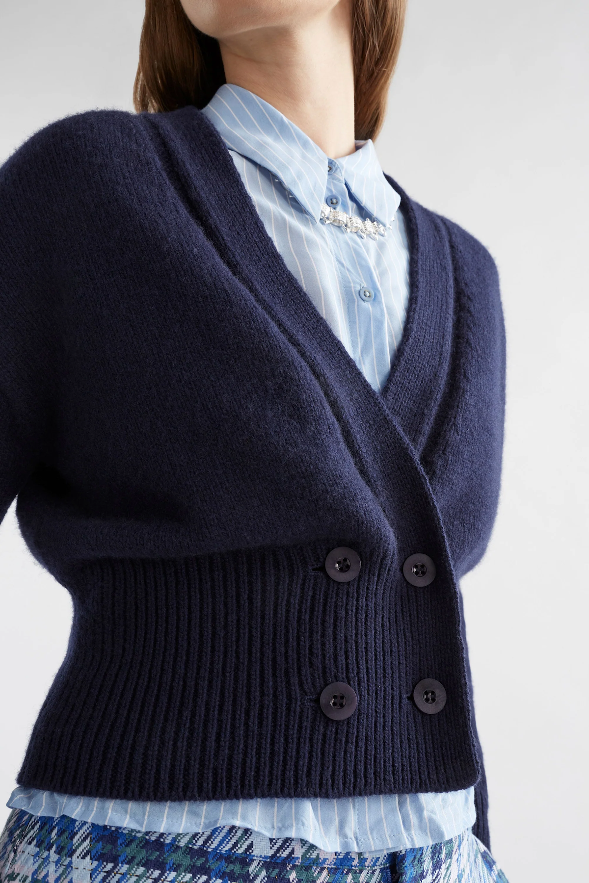 Elk Knytte DB Cardigan - New Navy