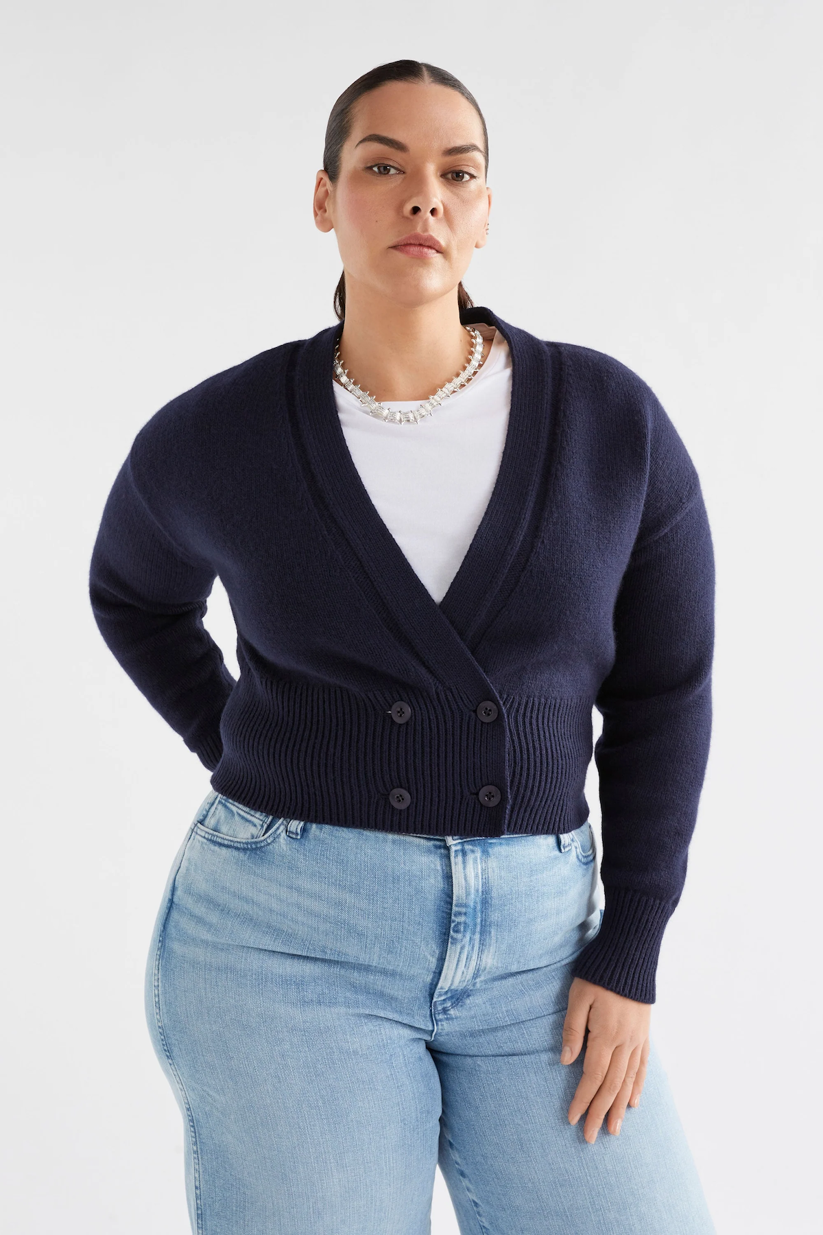 Elk Knytte DB Cardigan - New Navy