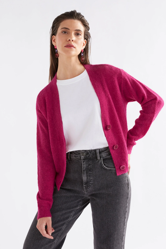 Elk Daaru Cardigan - Bright Pink