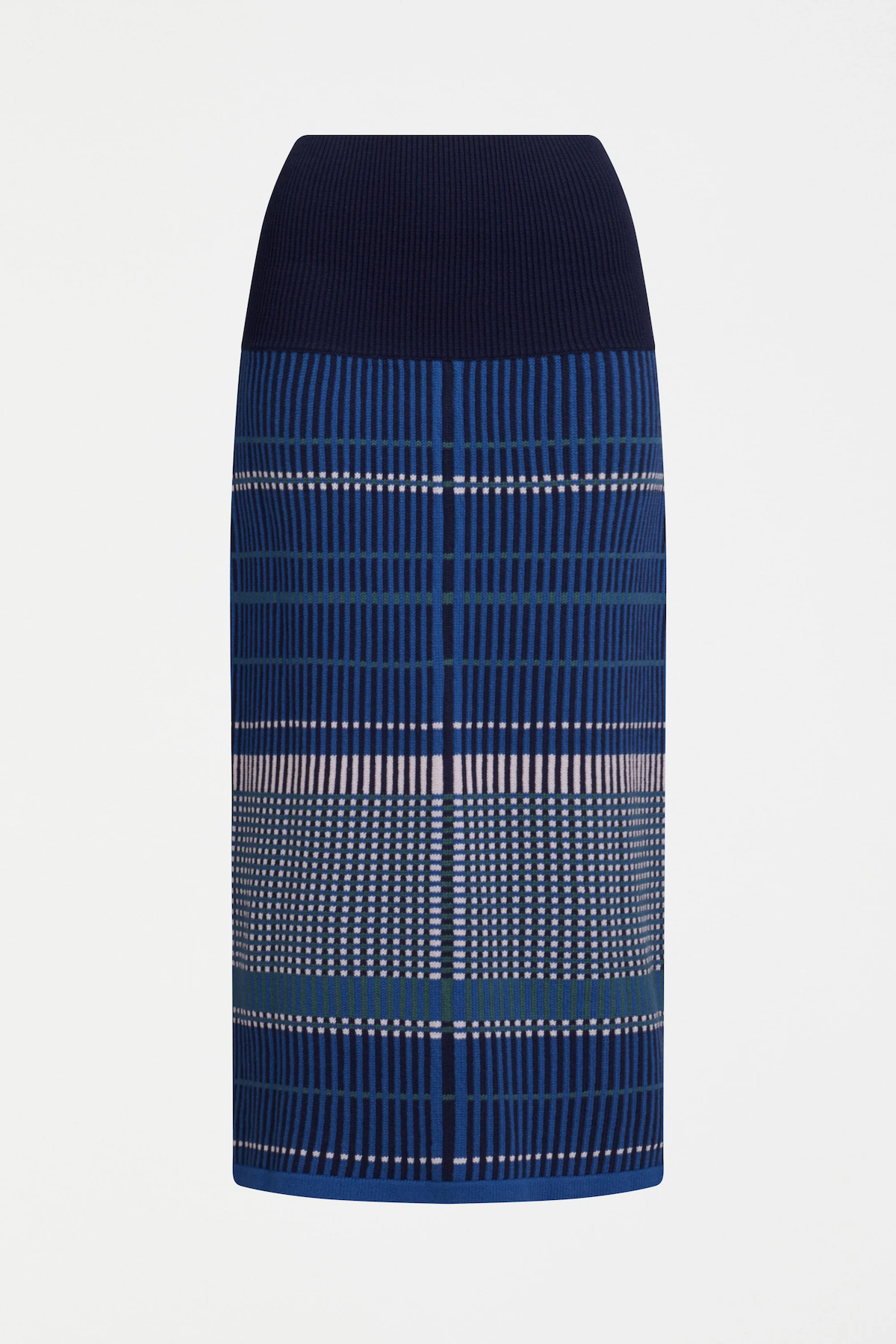 Elk Cila Organic Knit Skirt - Blue Multi