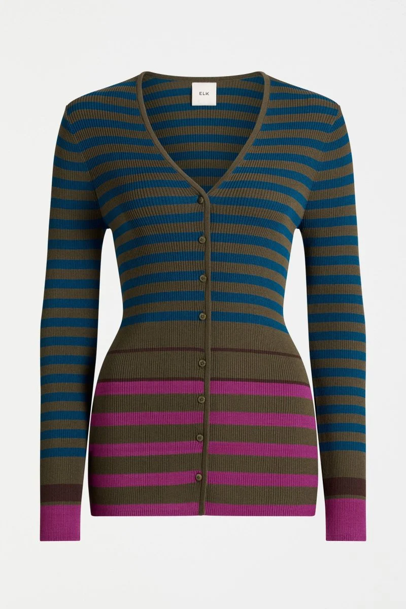 Elk Pinto Cardi - Riga Stripe