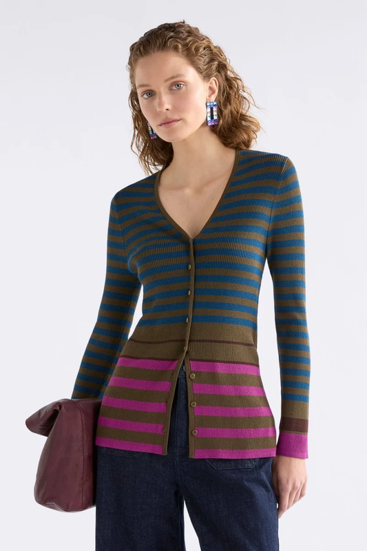 Elk Pinto Cardi - Riga Stripe