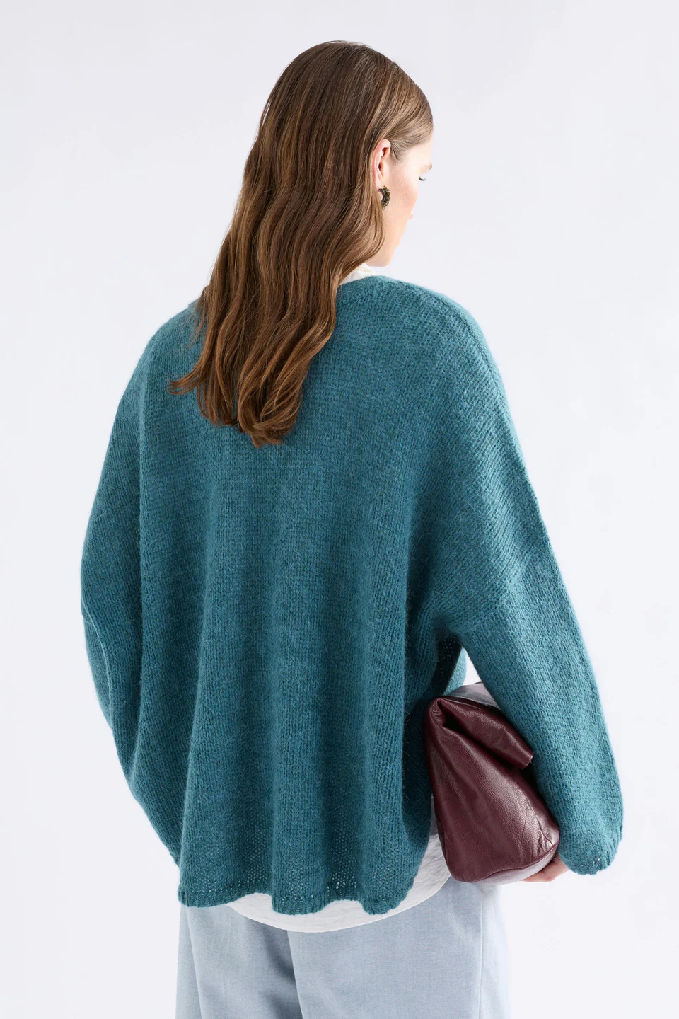 Elk Agna Sweater - Stone Blue