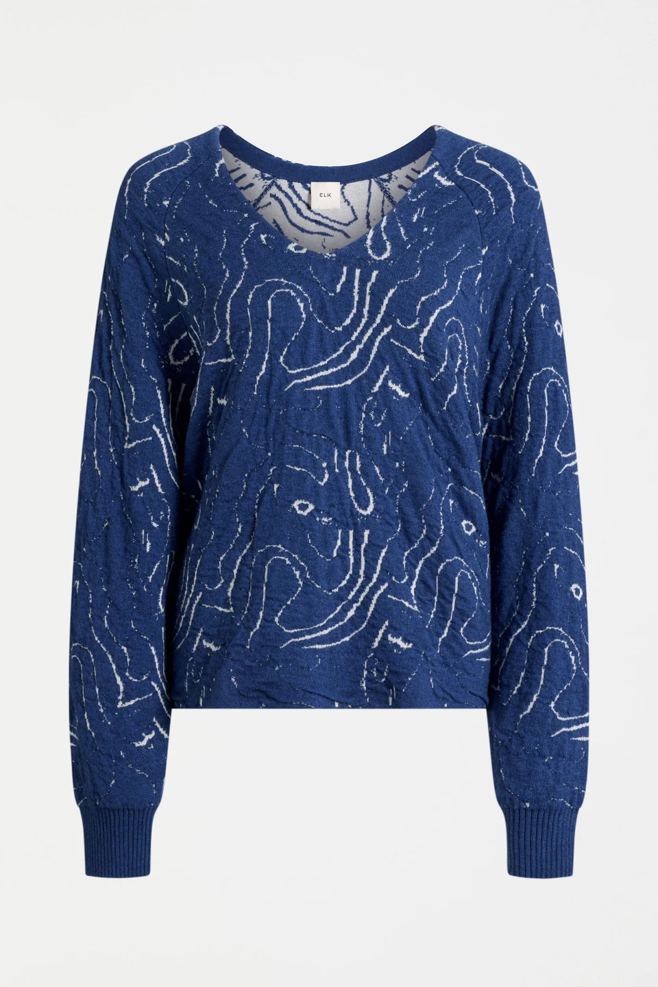 Elk Otillia Sweater - Blue/Silver