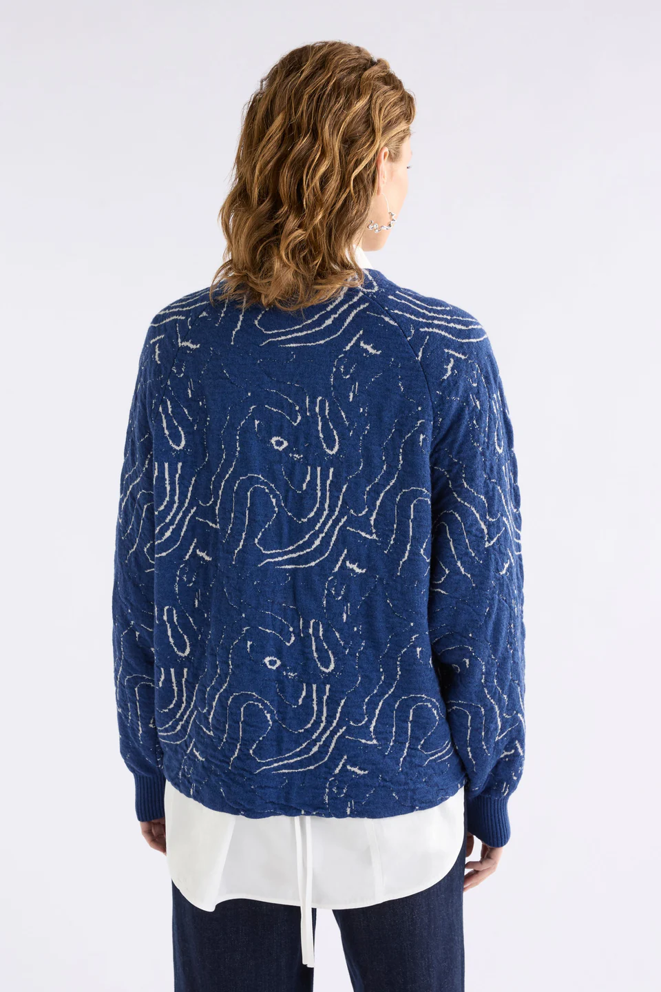 Elk Otillia Sweater - Blue/Silver