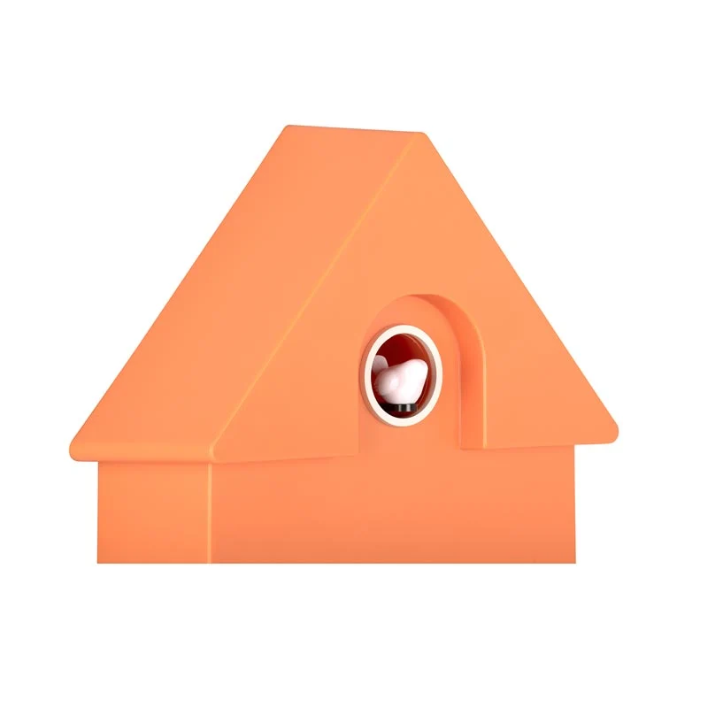Karlsson Modern Cuckoo Clock - Bright Orange