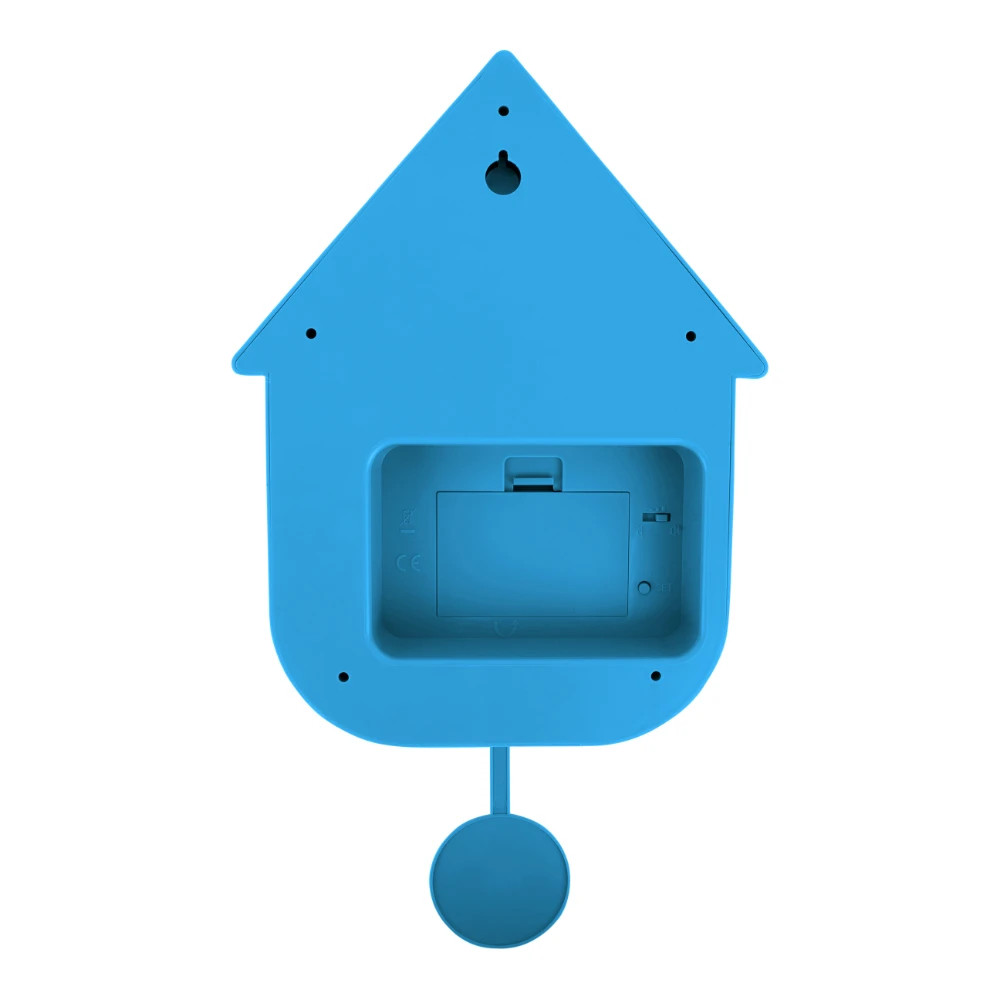 Karlsson Modern Cuckoo Clock - Bright Blue