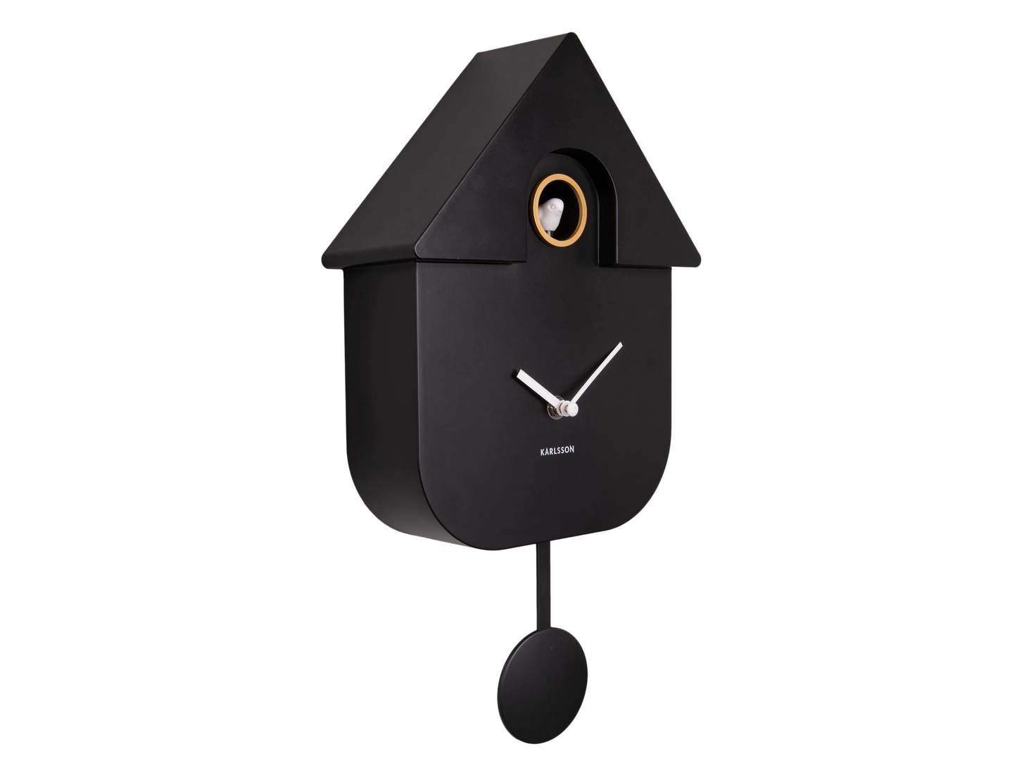 Karlsson Modern Cuckoo Clock - Black