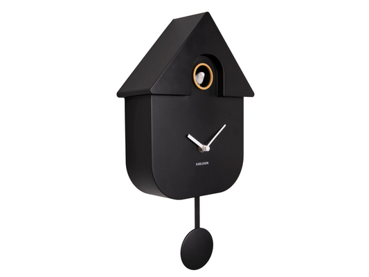 Karlsson Modern Cuckoo Clock - Black