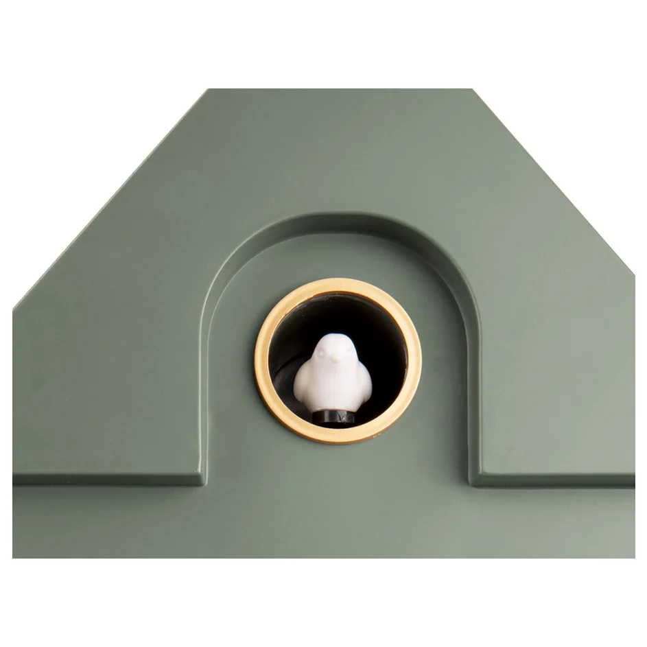 Karlsson Modern Cuckoo Clock - Jungle Green