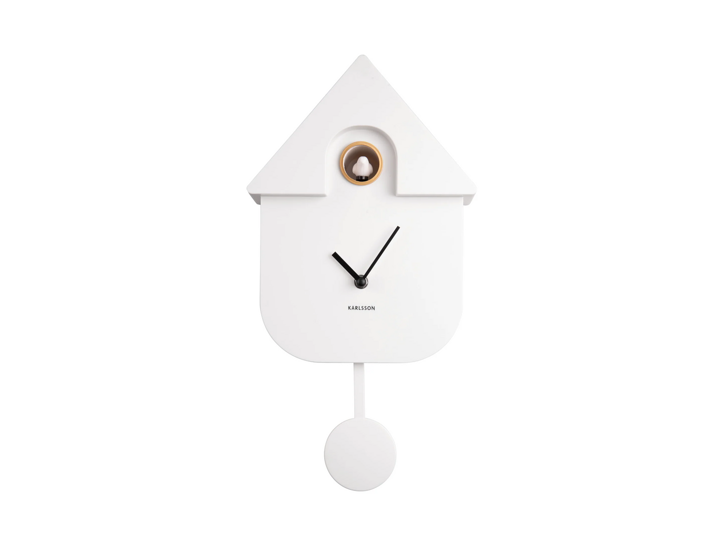 Karlsson Modern Cuckoo Clock - White