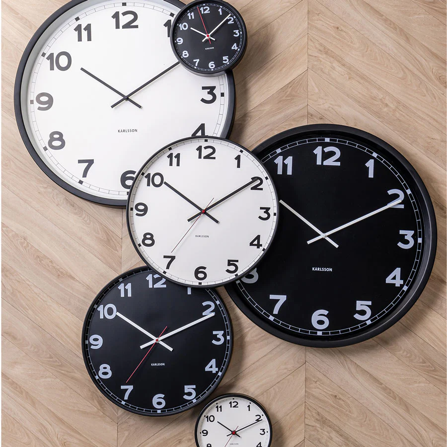 Karlsson New Classic Clock - Small Black