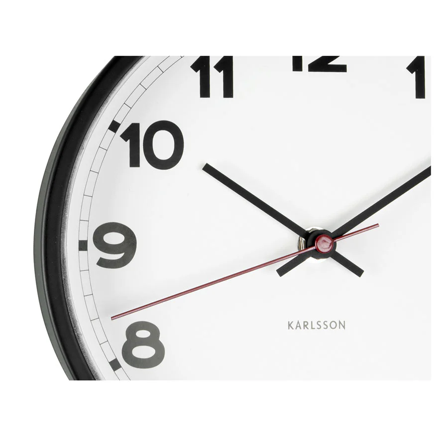 Karlsson New Classic Clock - Small White