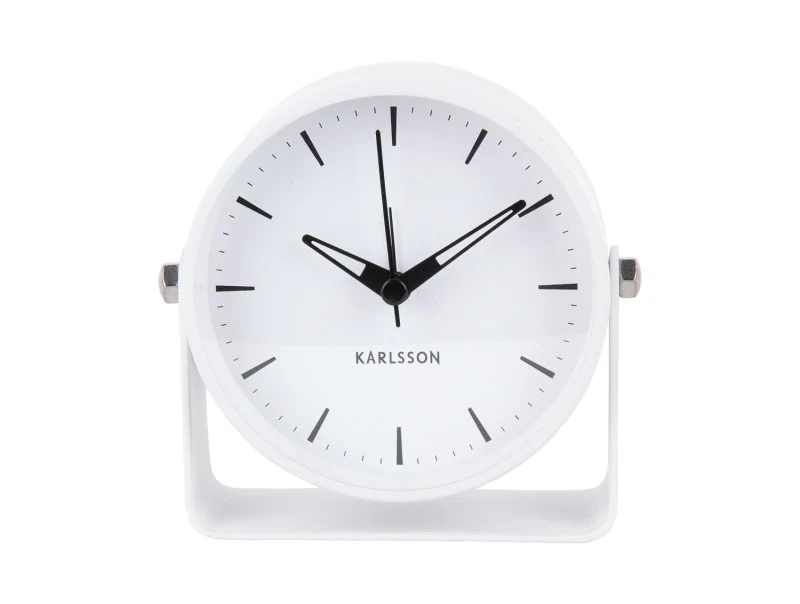 Karlsson Calm Alarm Clock - White