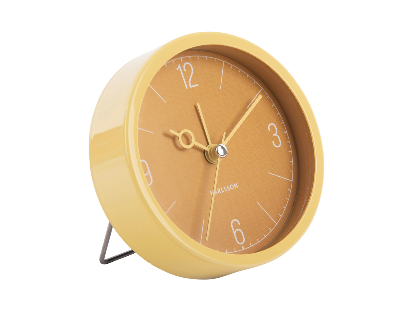 Karlsson Monocle Alarm Clock - Ochre Yellow