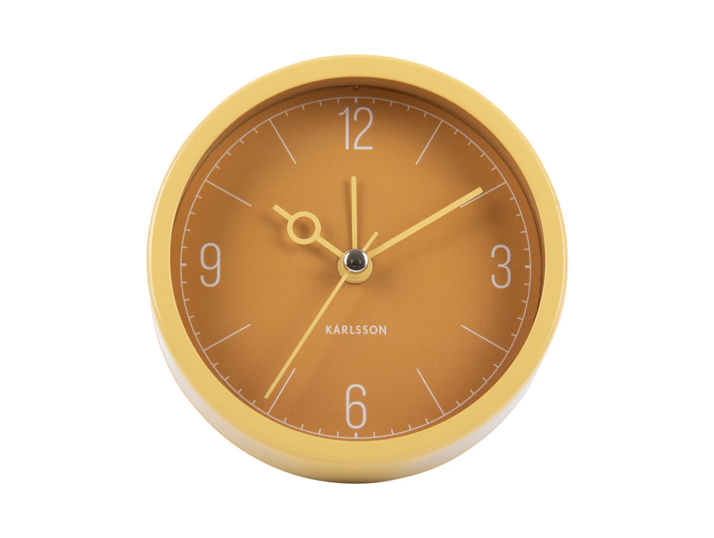 Karlsson Monocle Alarm Clock - Ochre Yellow
