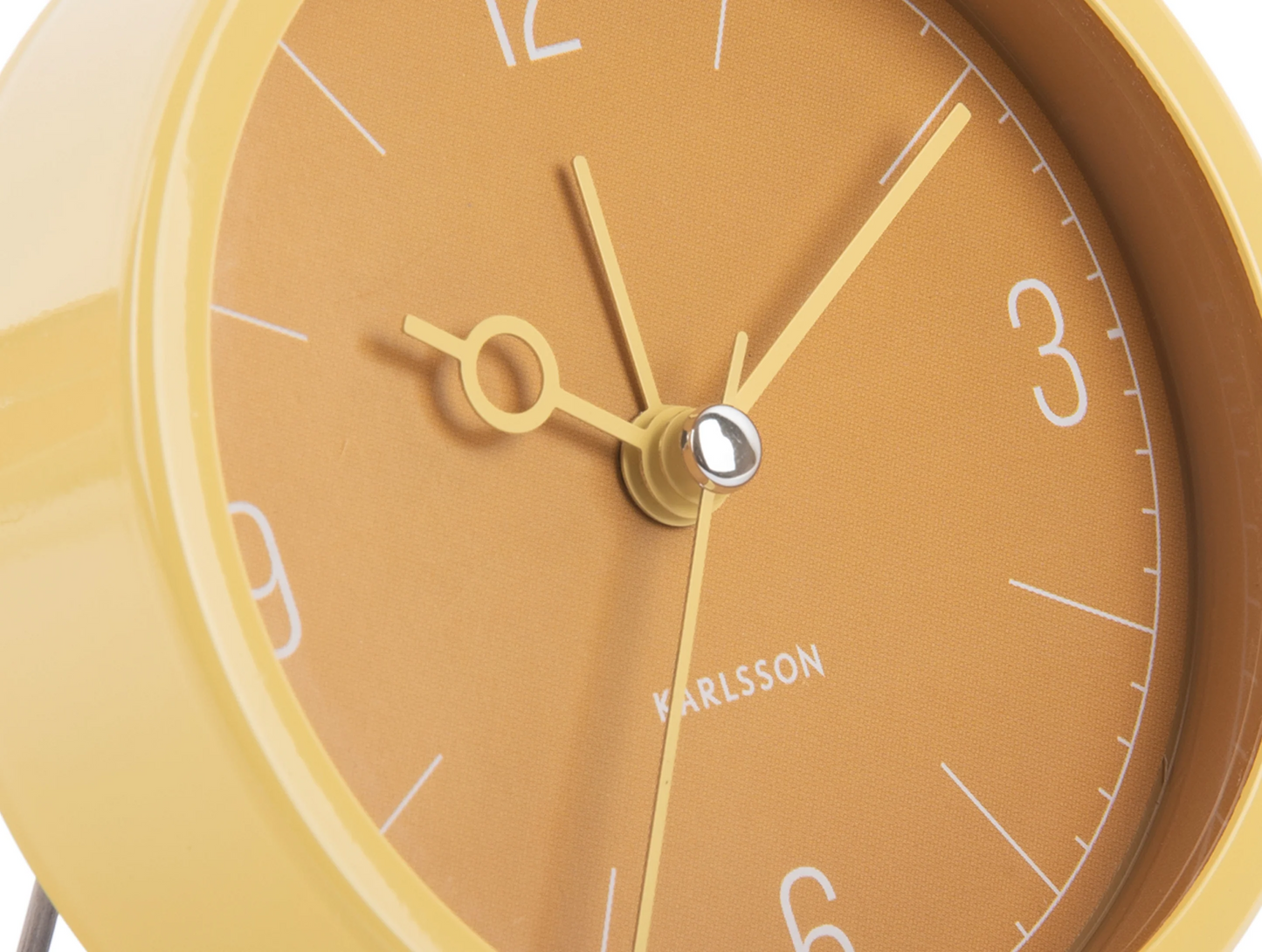 Karlsson Monocle Alarm Clock - Ochre Yellow