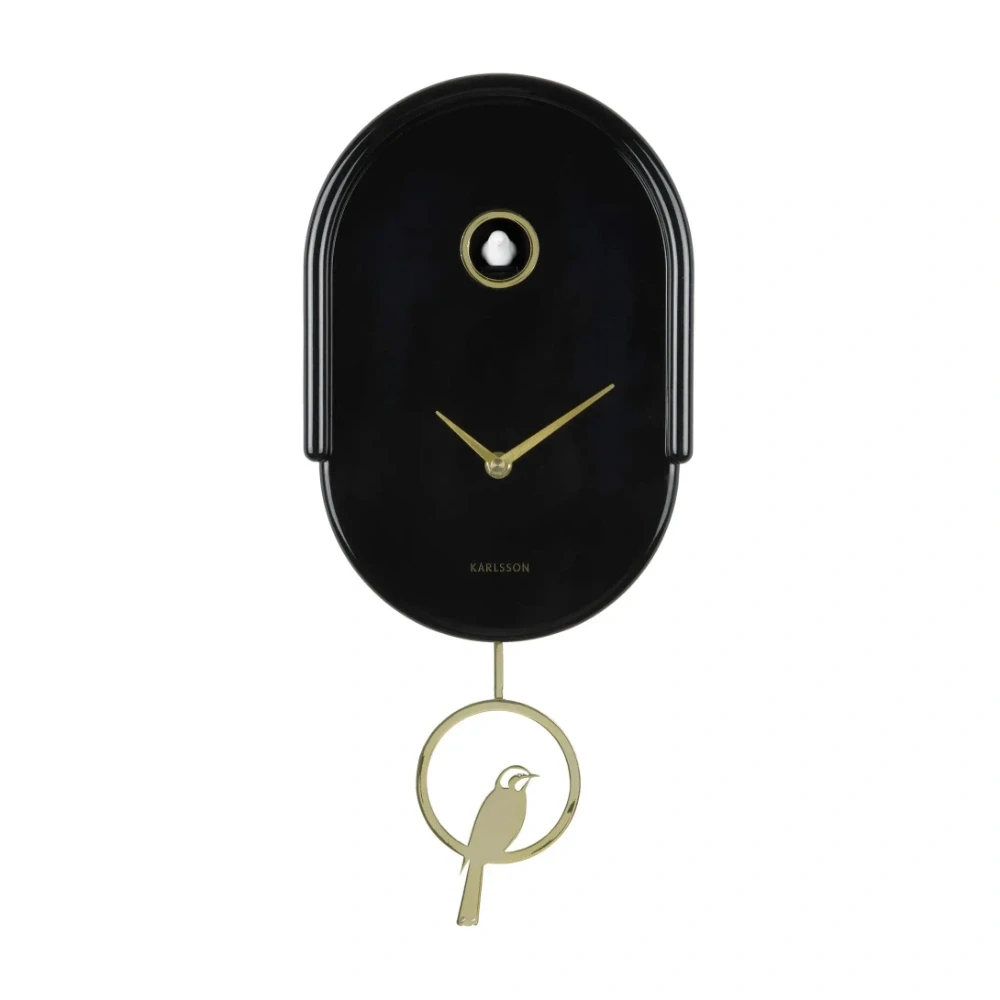 Karlsson Tweet Clock - Black