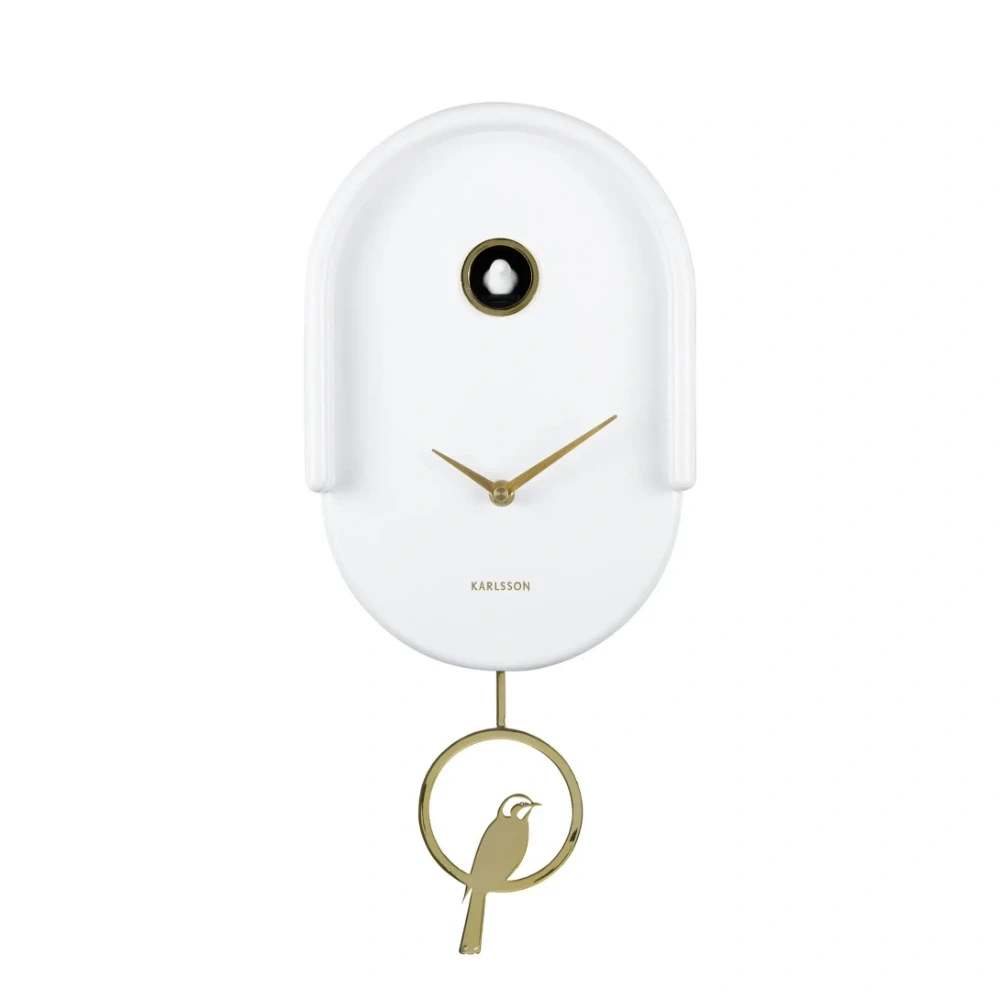 Karlsson Tweet Clock - White