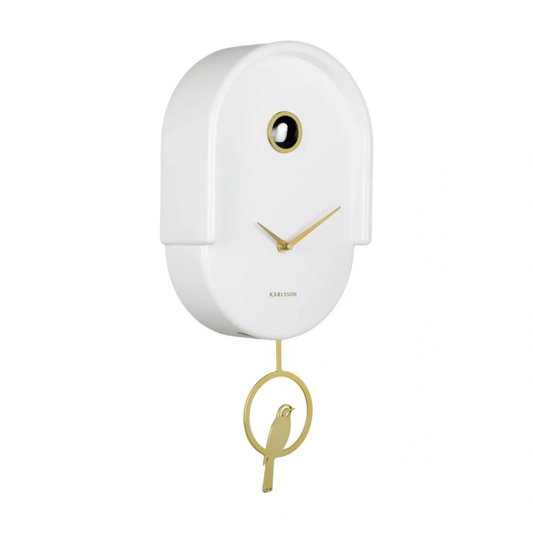 Karlsson Tweet Clock - White