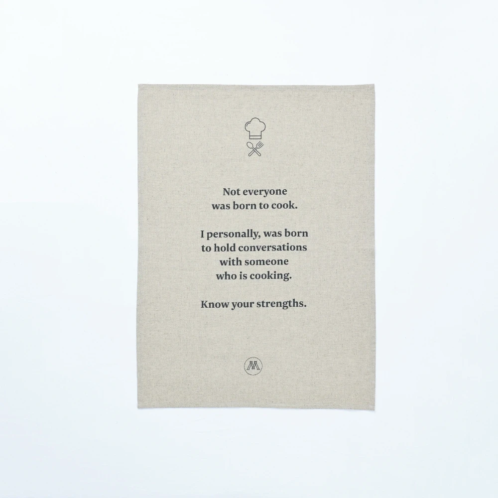 MM Linen Dry Humour Kitchen-Averse Teatowel