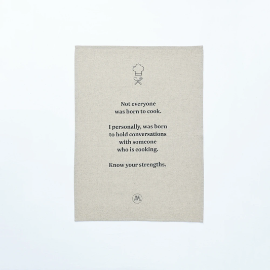 MM Linen Dry Humour Kitchen-Averse Teatowel