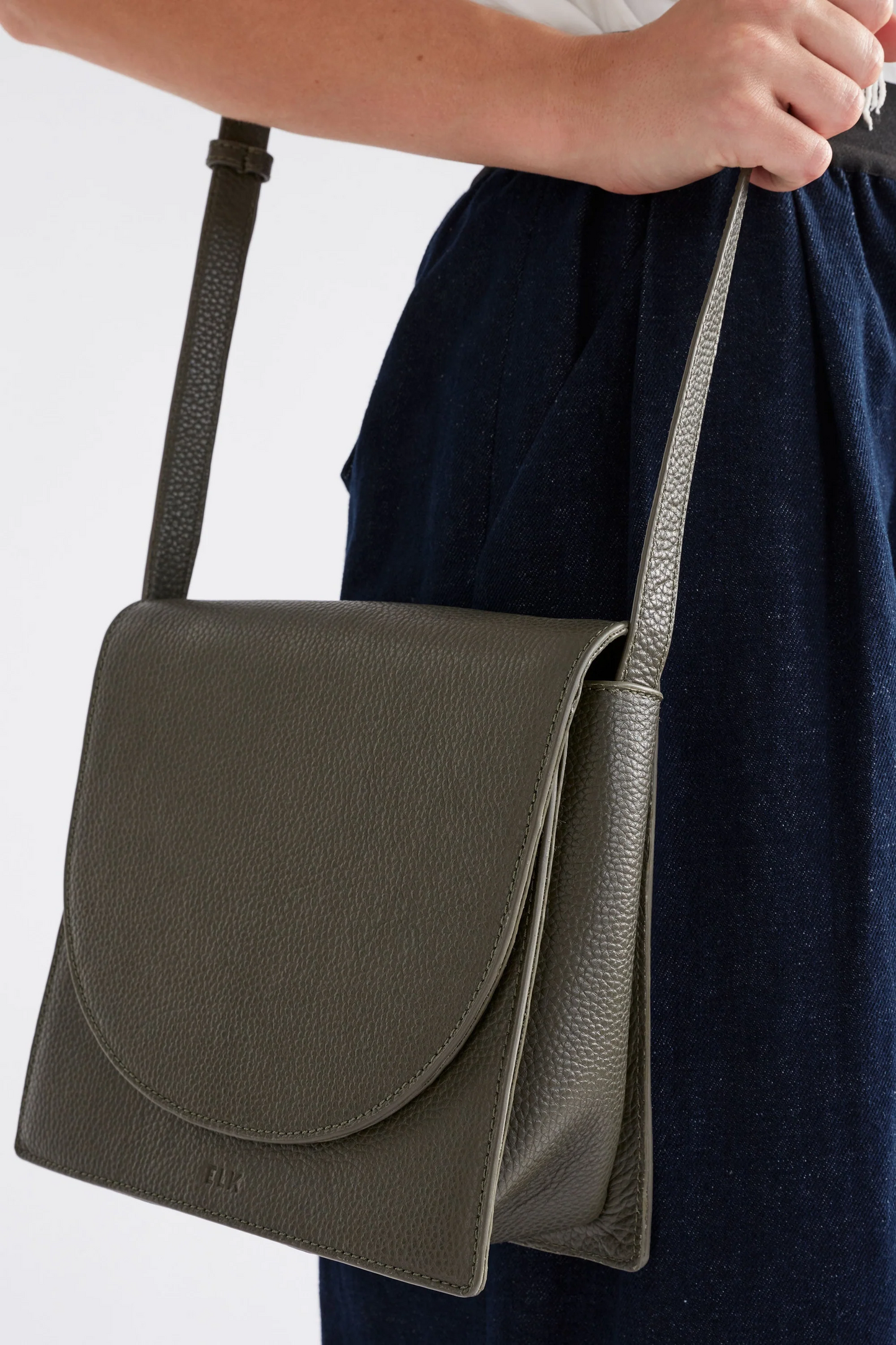 Elk Sejer Crossbody - Olive