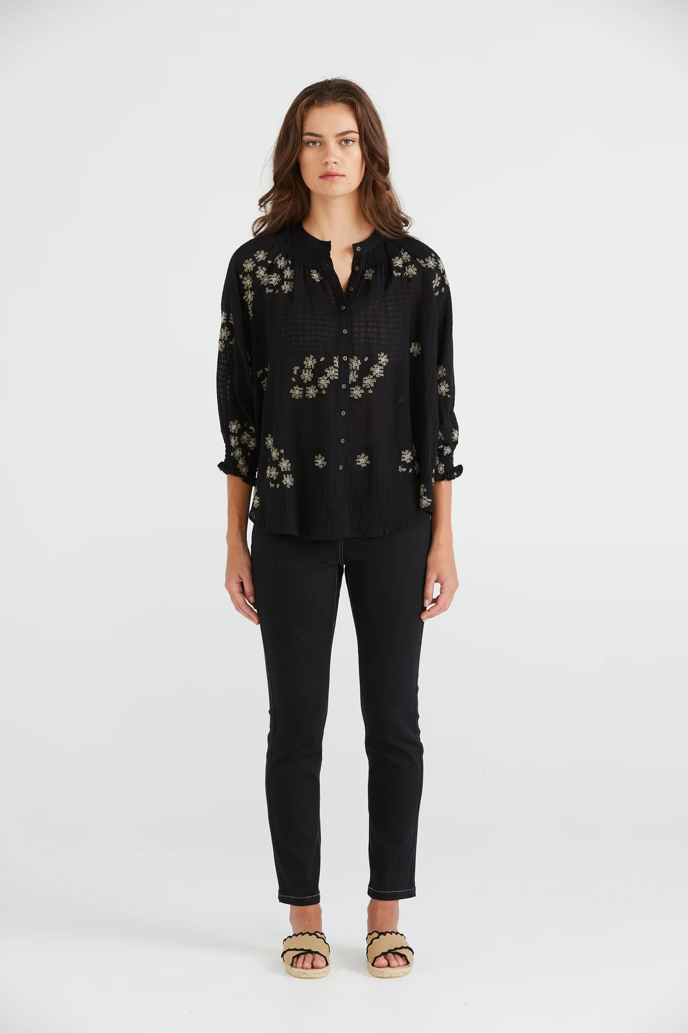 Lania The Label Flora Shirt - Black