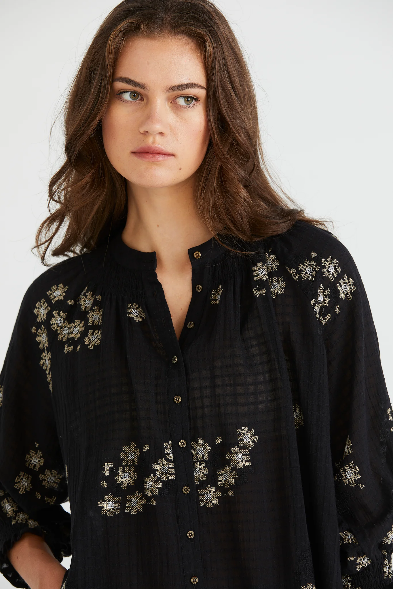 Lania The Label Flora Shirt - Black