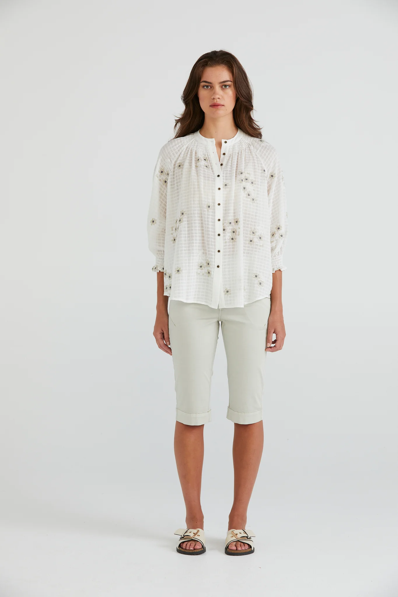 Lania The Label Flora Shirt - White