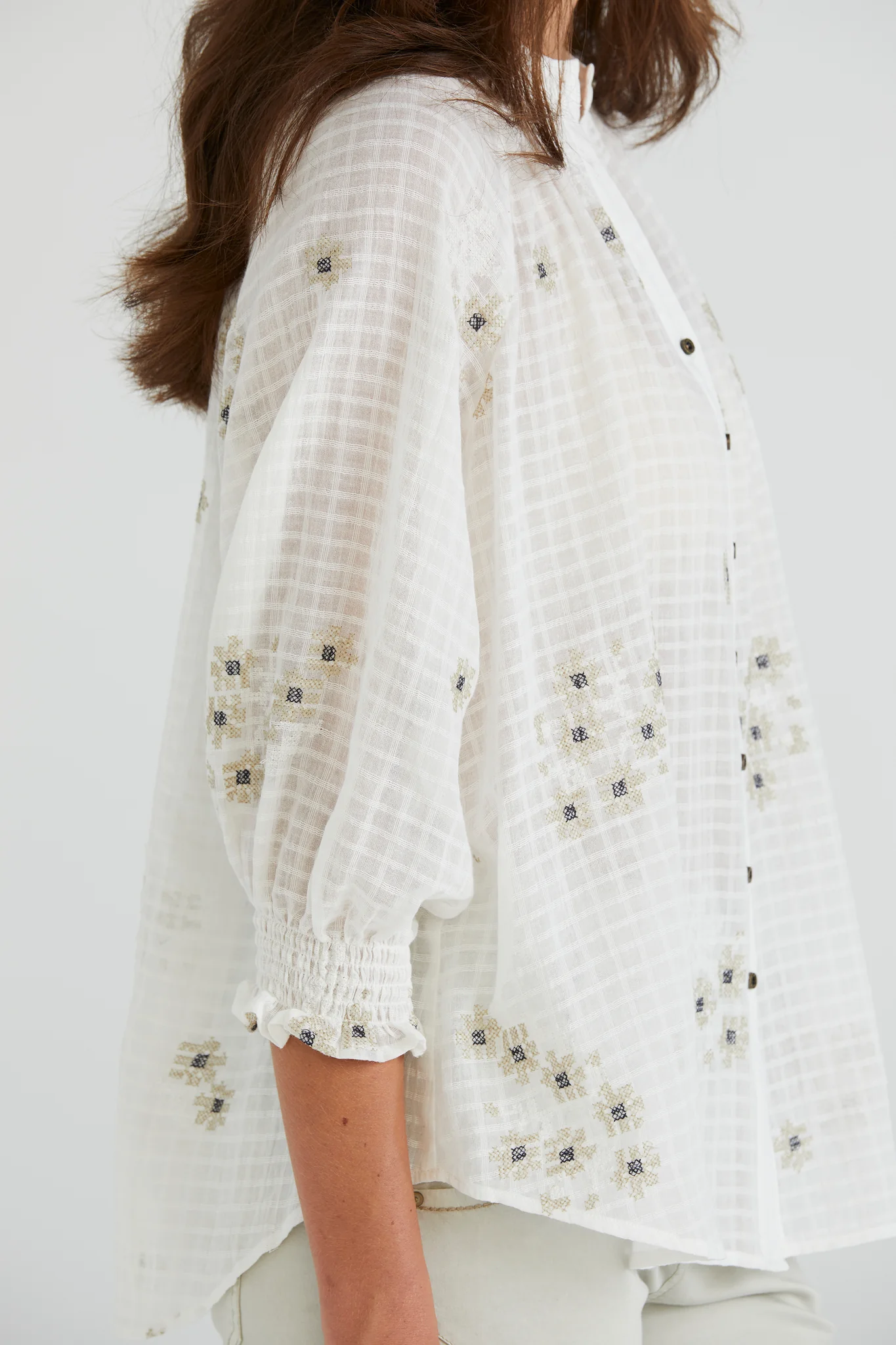 Lania The Label Flora Shirt - White