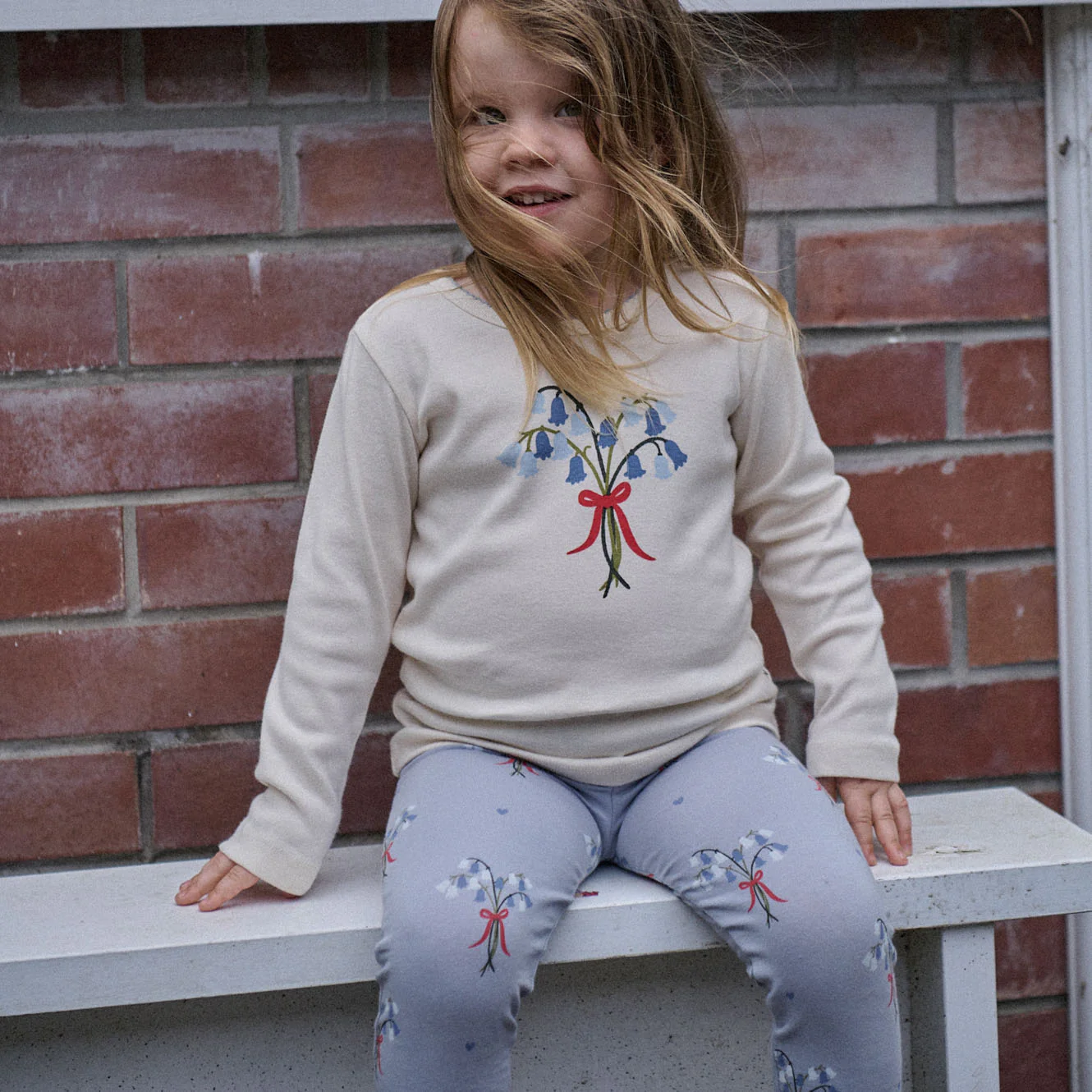 Nature Baby Leggings - Bluebelle Print