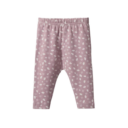 Nature Baby Leggings - Dandelion Lilac Print