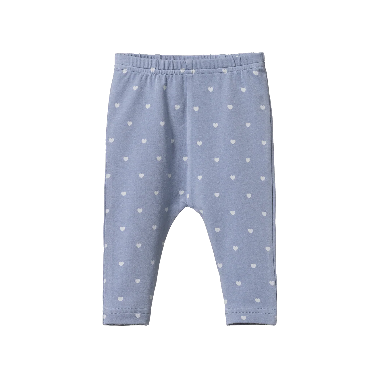Nature Baby Leggings - Hearts Bluebelle Print