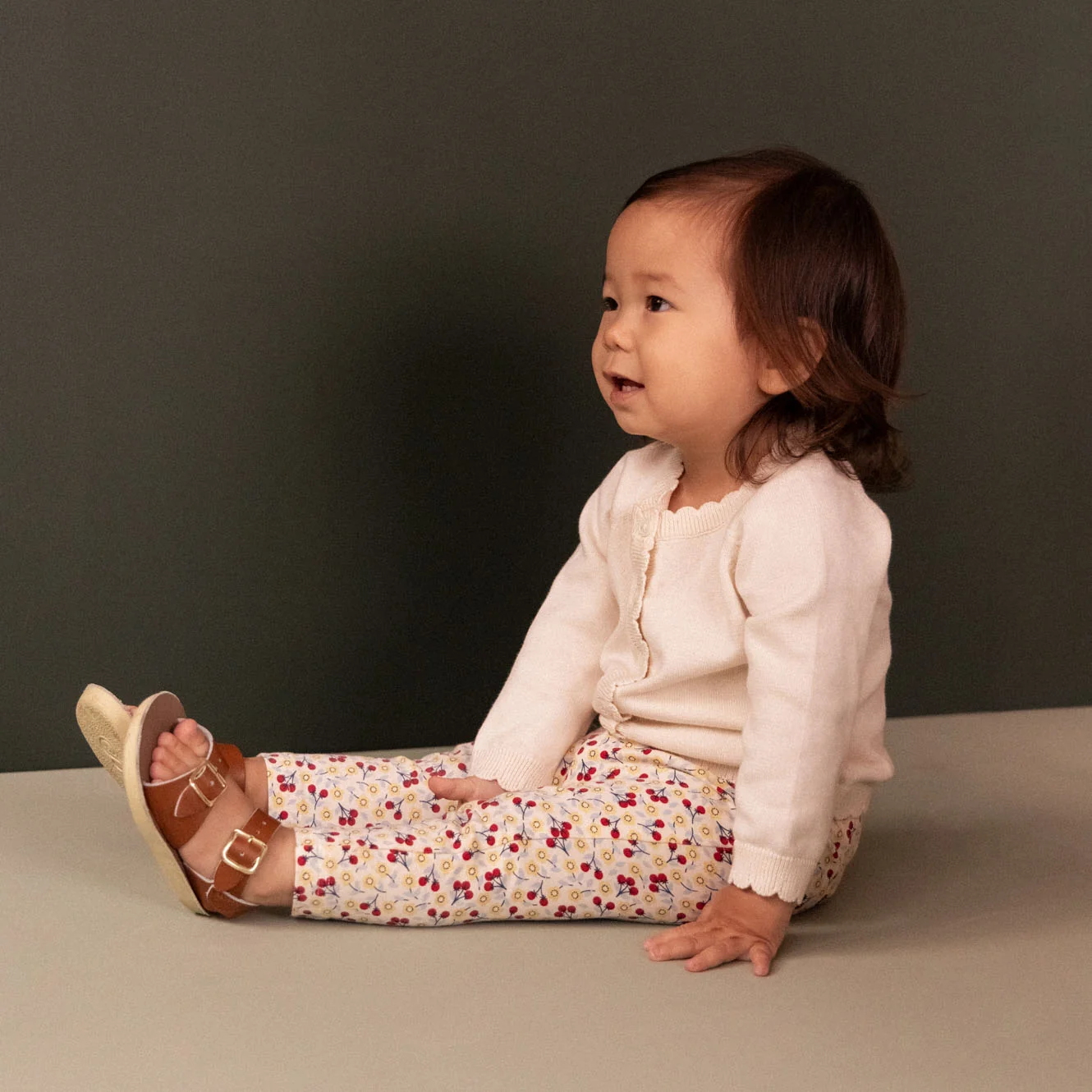 Nature Baby Leggings - Kitchen Garden Print