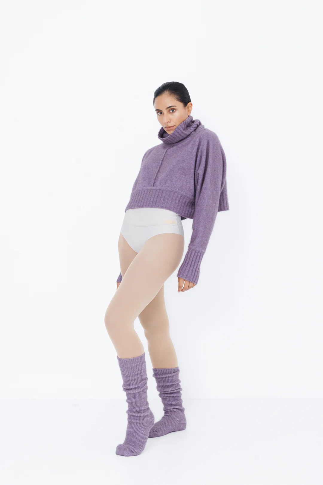Lela Jacobs U Turtle Crop Crop - Lavender