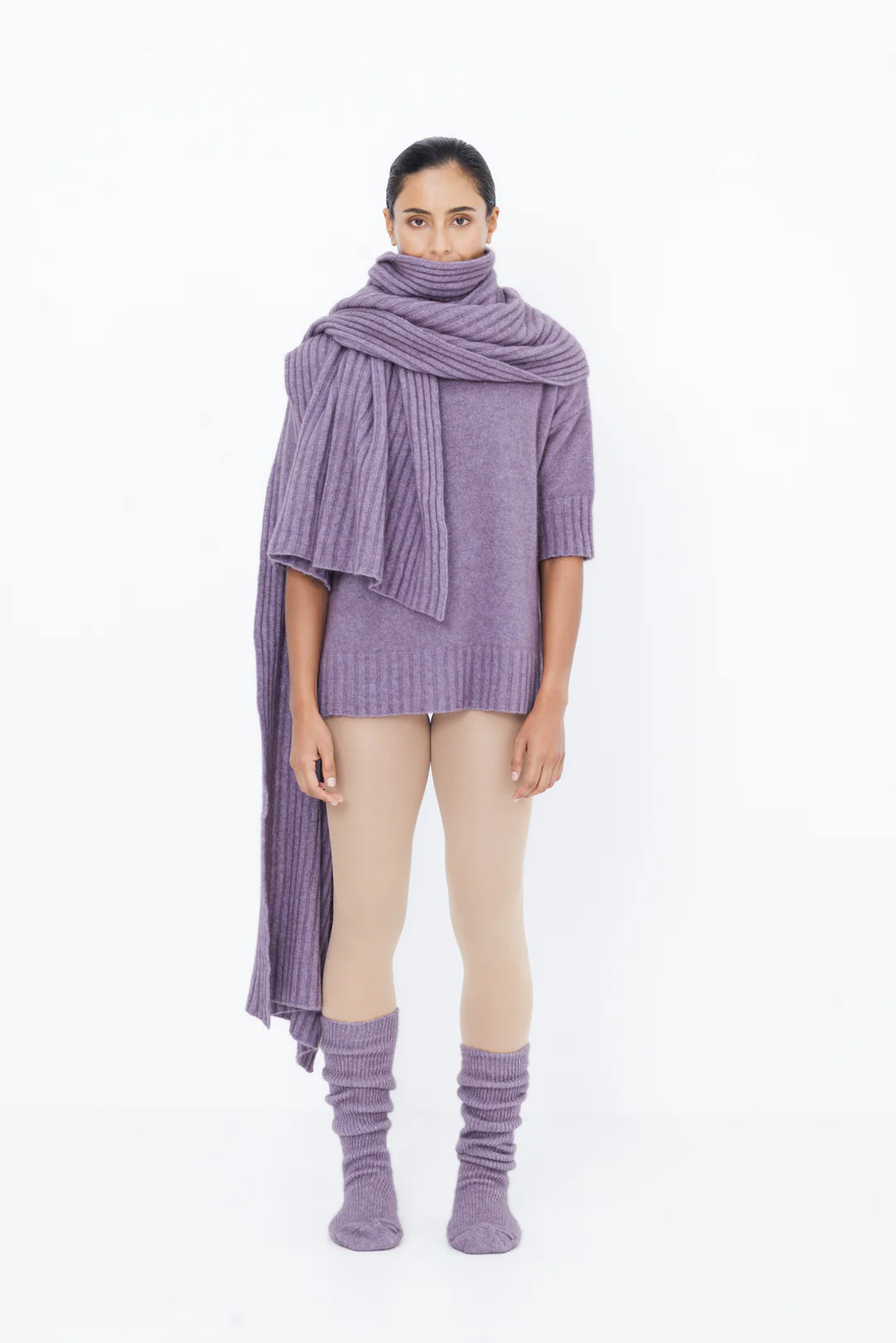 Lela Jacobs U Long Socks - Lavender