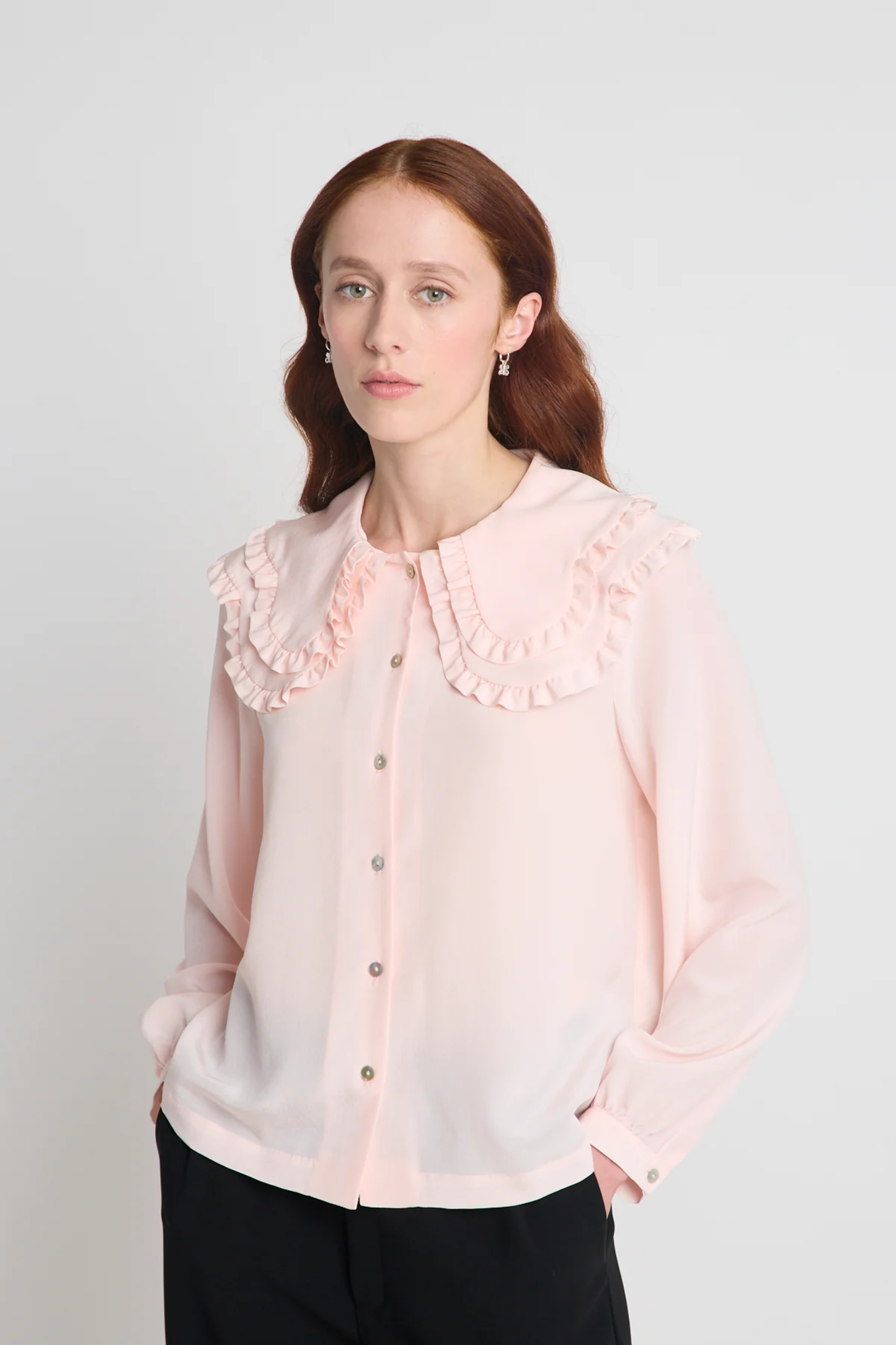 Twenty-Seven Names Sweet Sorrow Blouse - Pale Pink