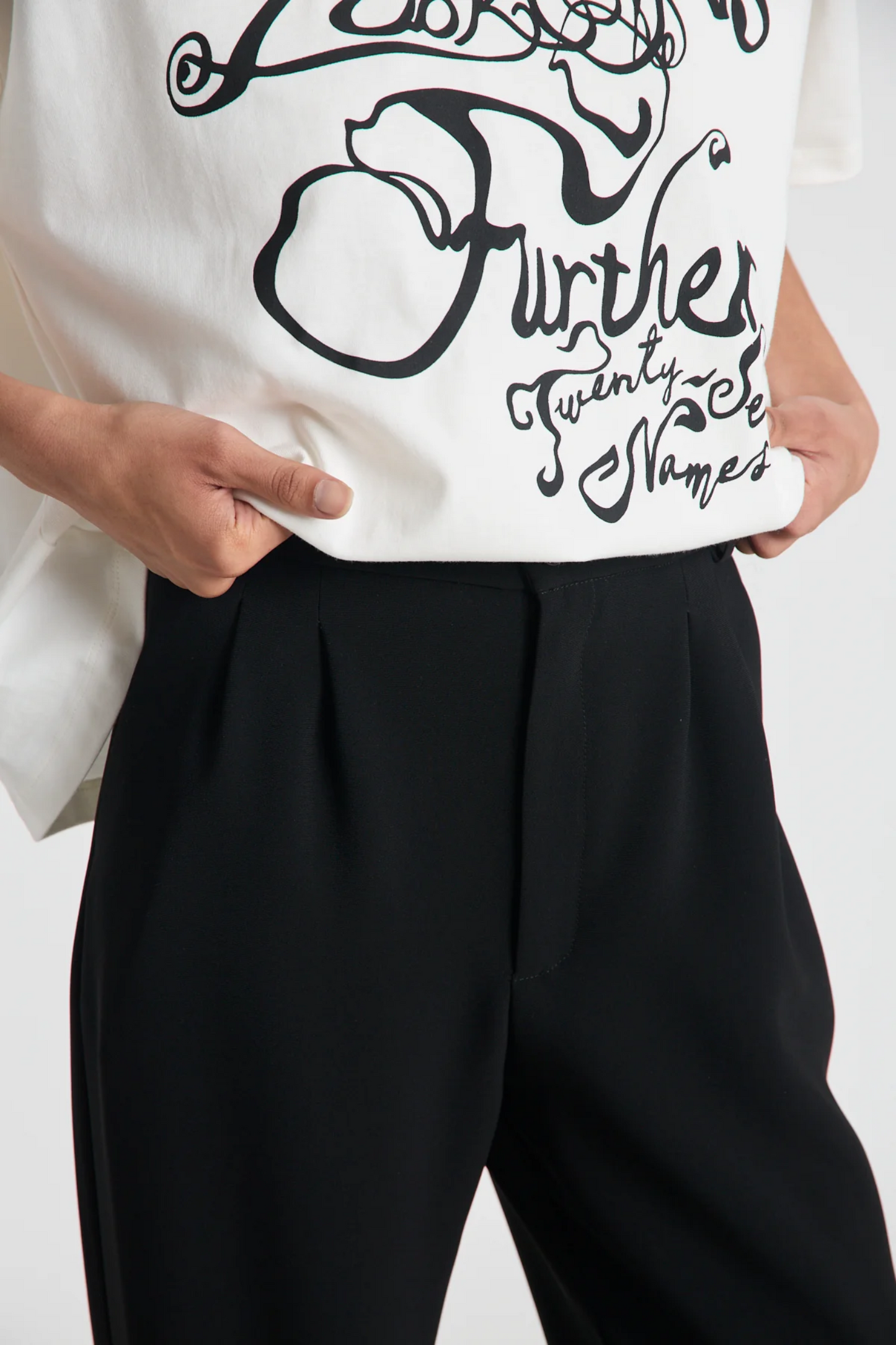 Twenty-Seven Names Leg Work Pants - Black