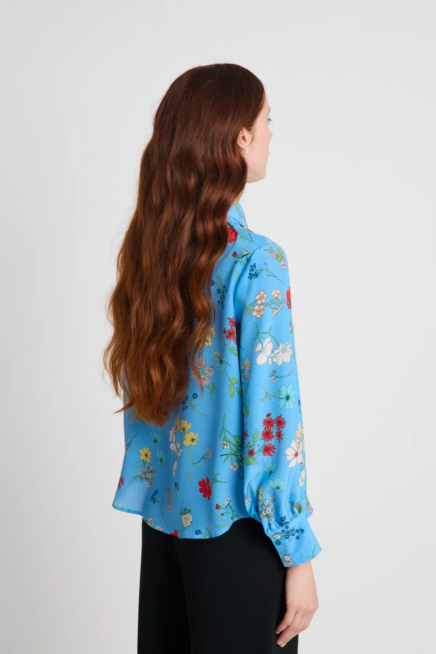 Twenty-Seven Names Instrumental Shirt - Blue Floral