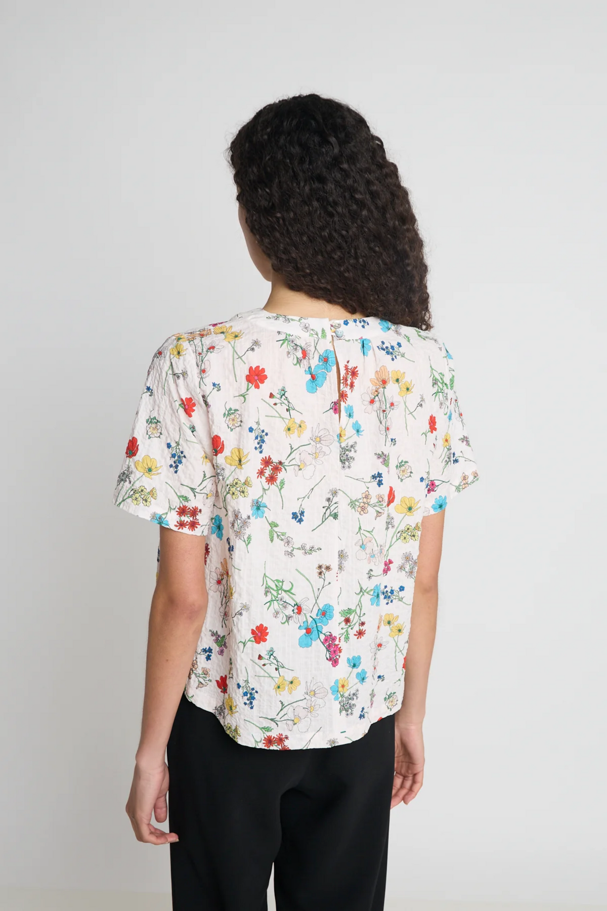 Twenty-Seven Names Time To Spare Tee - Cream Floral