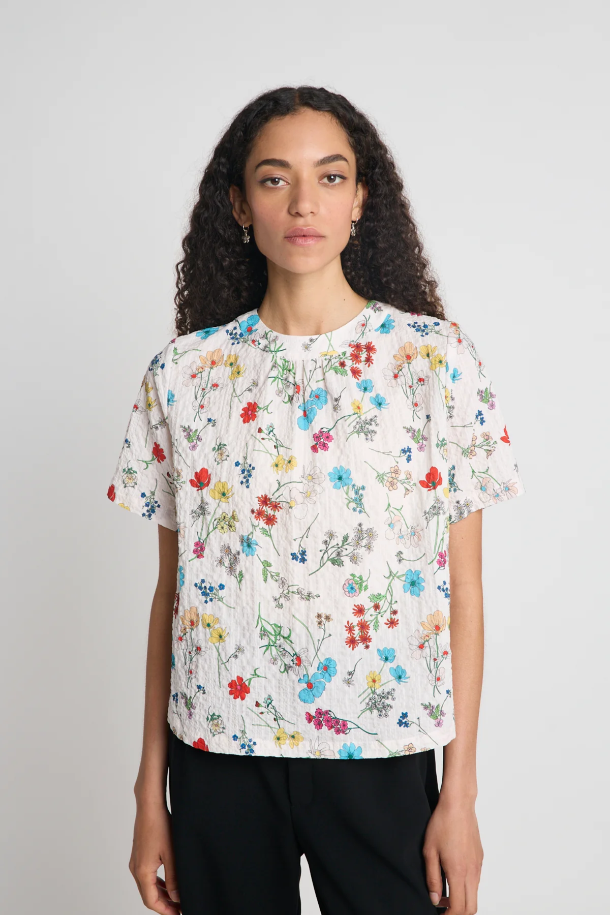 Twenty-Seven Names Time To Spare Tee - Cream Floral