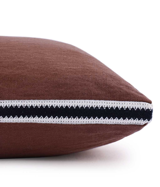 MM Linen Linea Cushion 60x40 - Carob