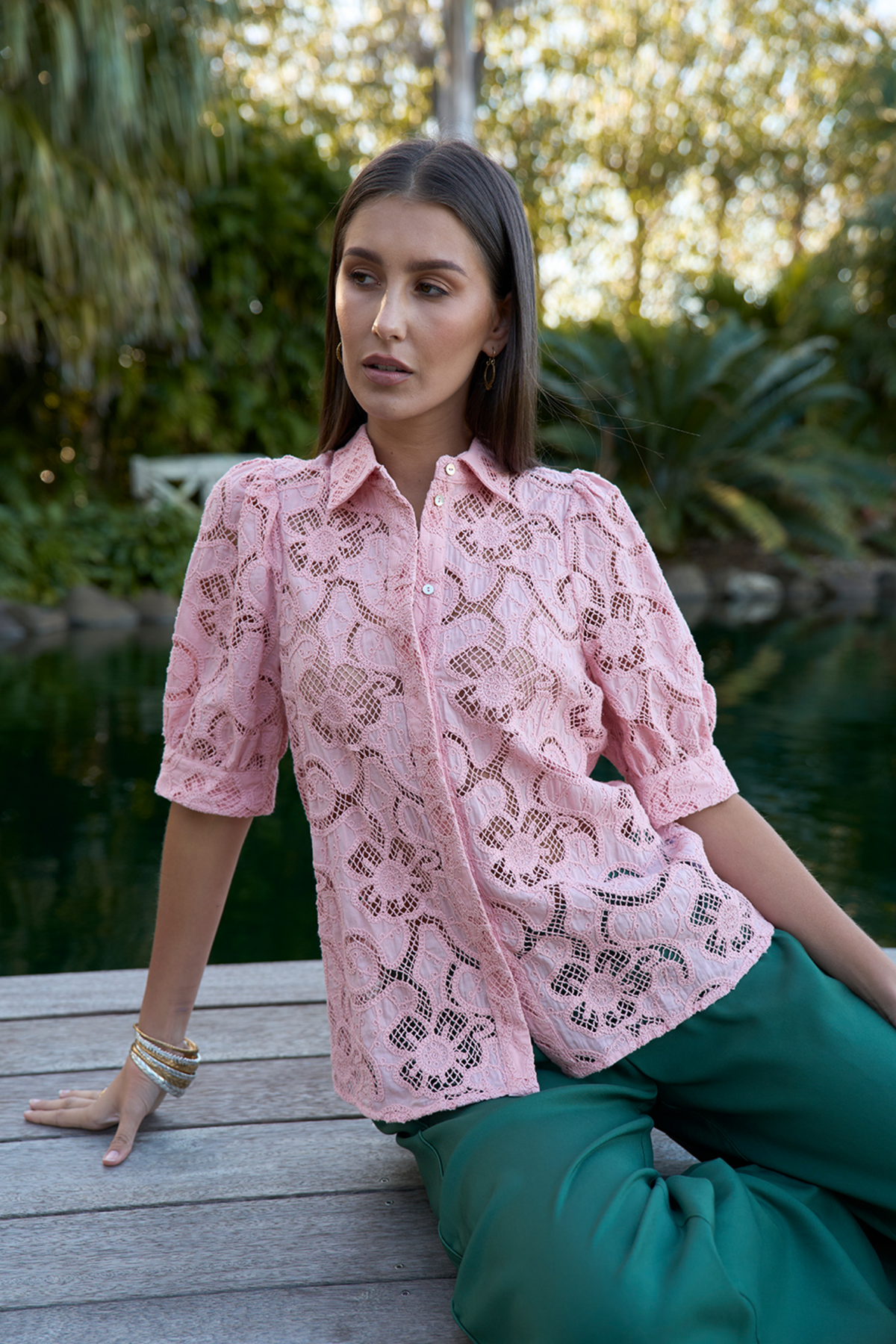 Loobie's Story Moonstone Shirt - Coral Blush
